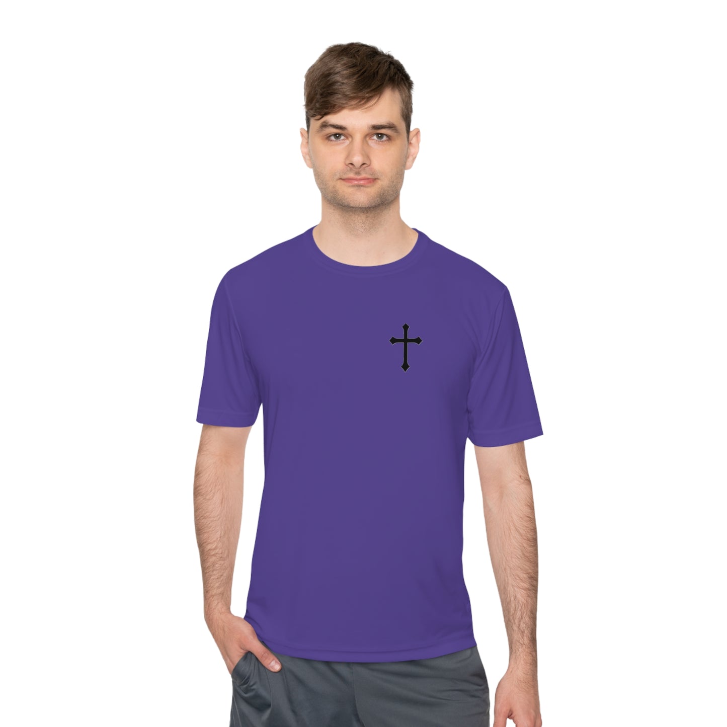 Smile God Loves You Moisture Wicking Tee