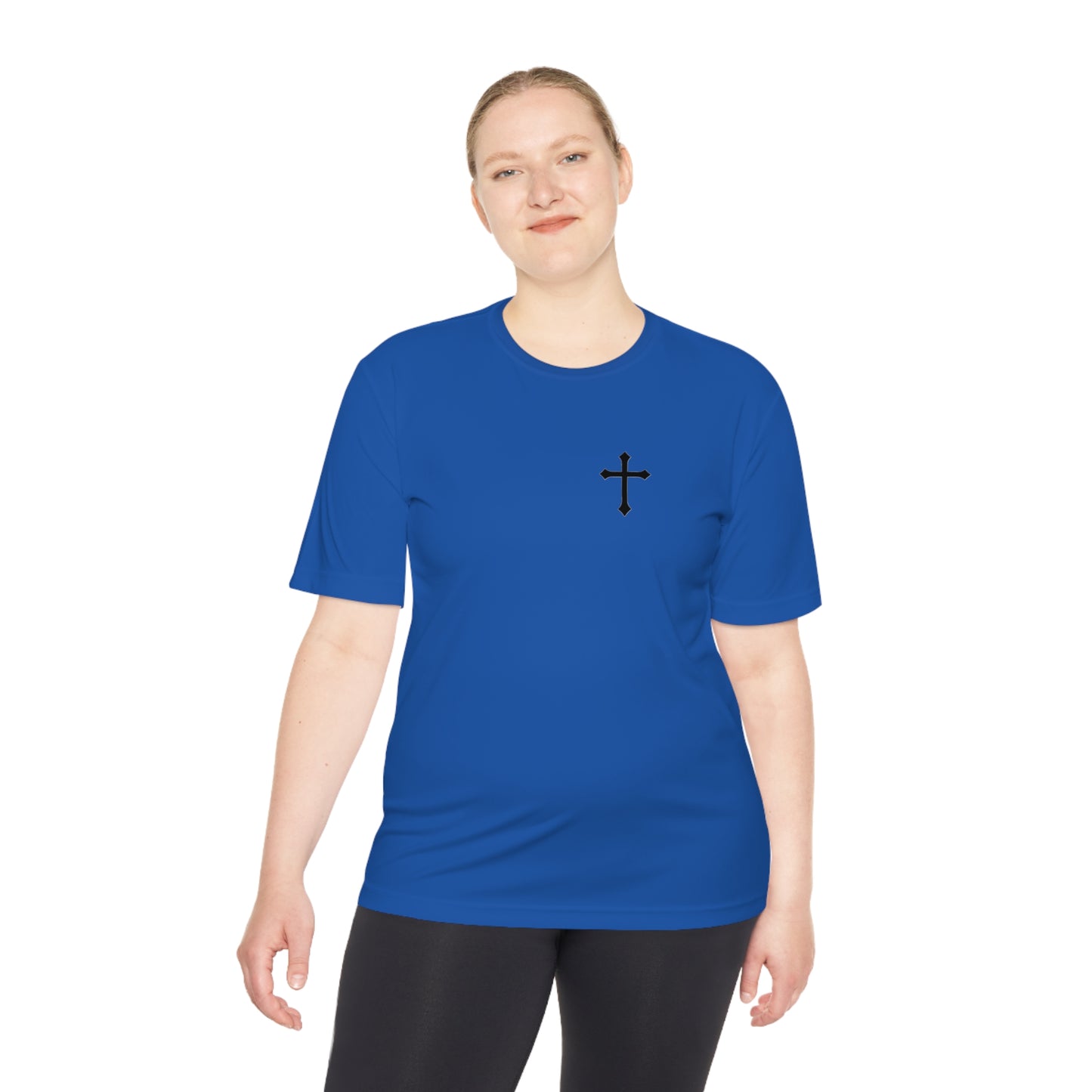 Smile God Loves You Moisture Wicking Tee