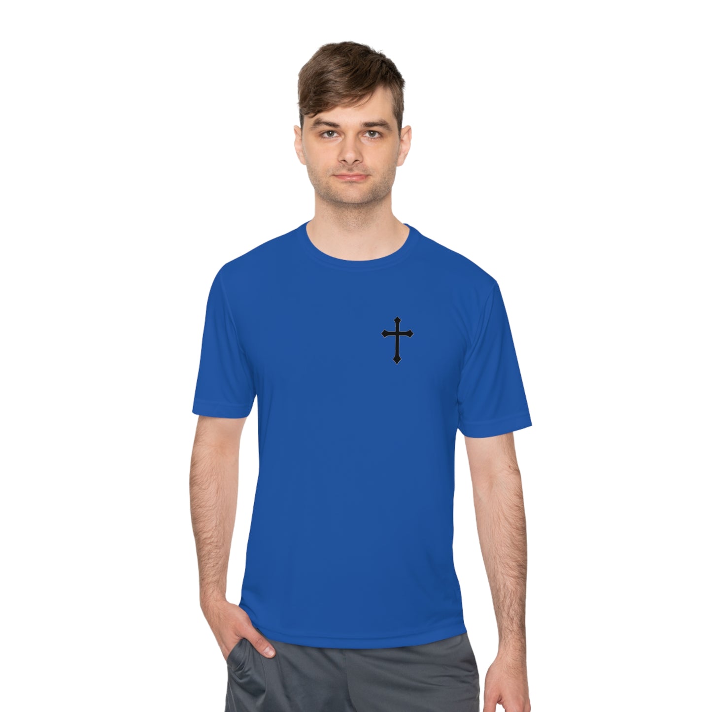 Smile God Loves You Moisture Wicking Tee