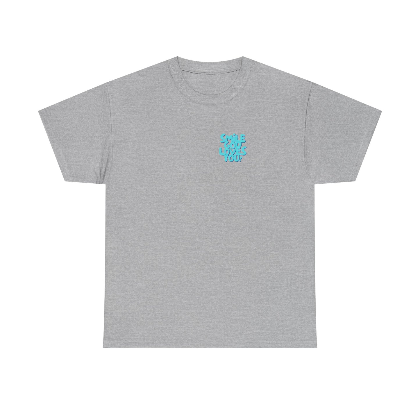 Smile God Loves You Bubble Letter Tee