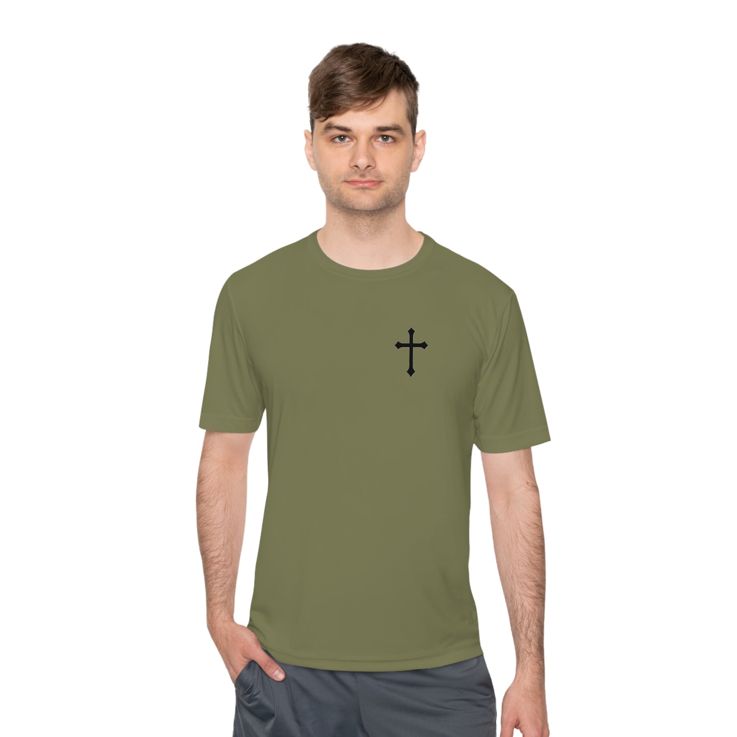 Smile God Loves You Moisture Wicking Tee