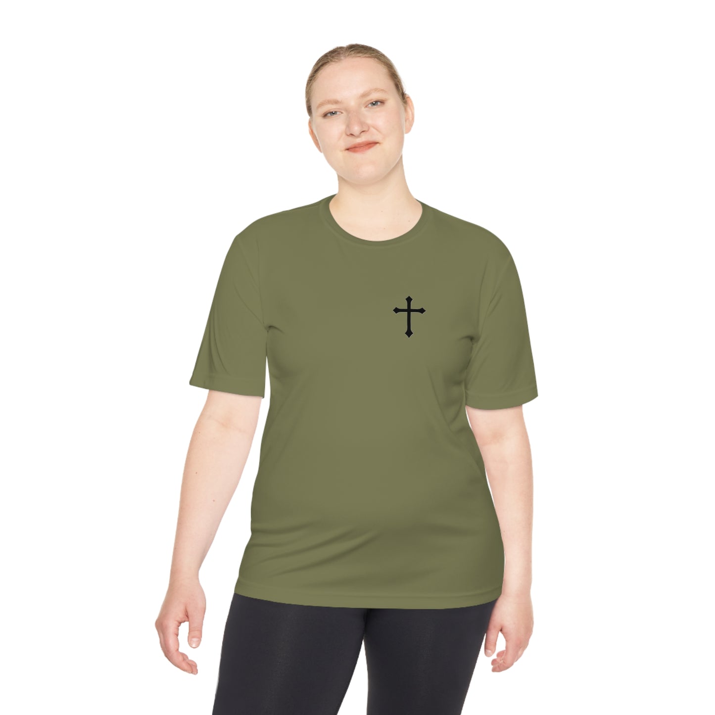 Smile God Loves You Moisture Wicking Tee