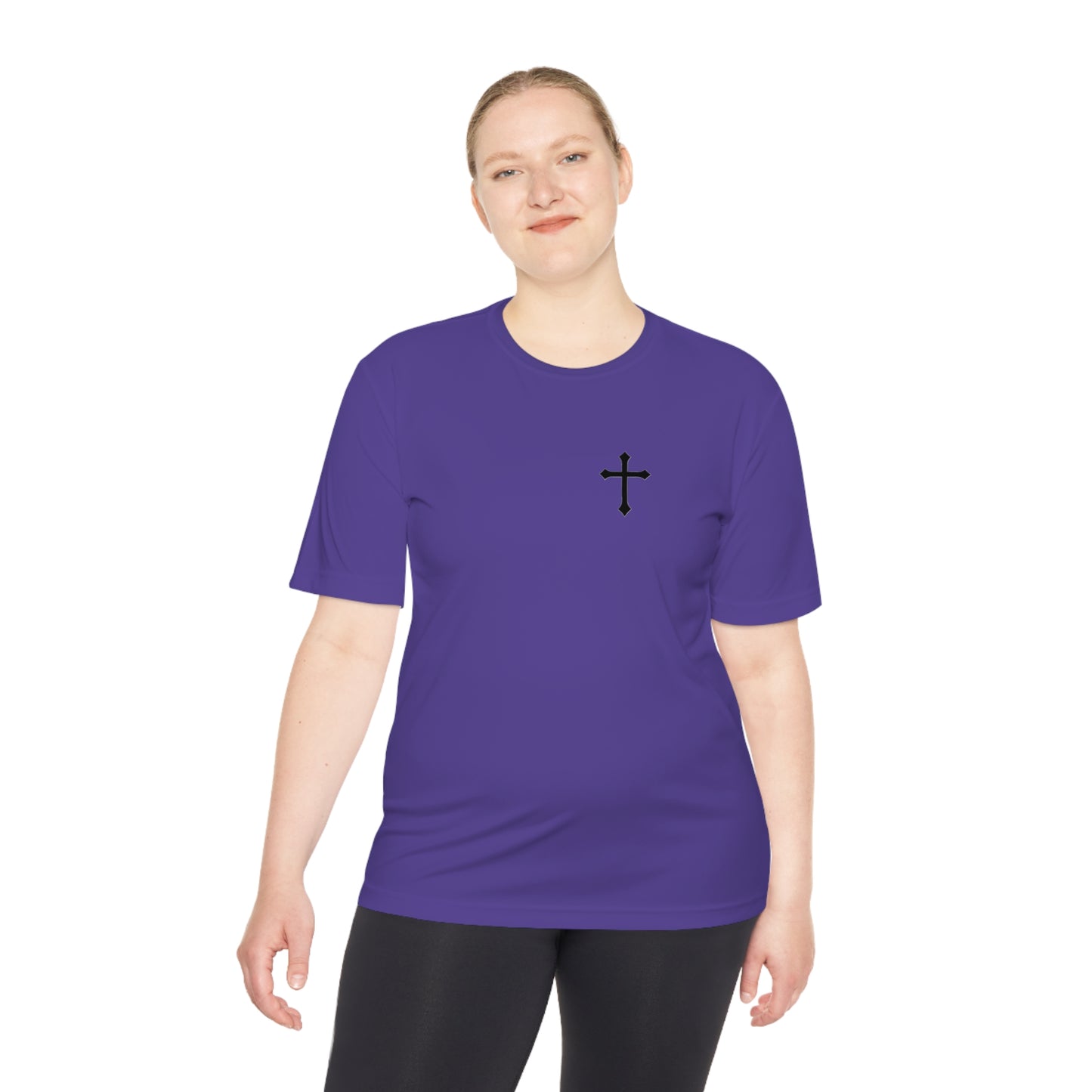 Smile God Loves You Moisture Wicking Tee