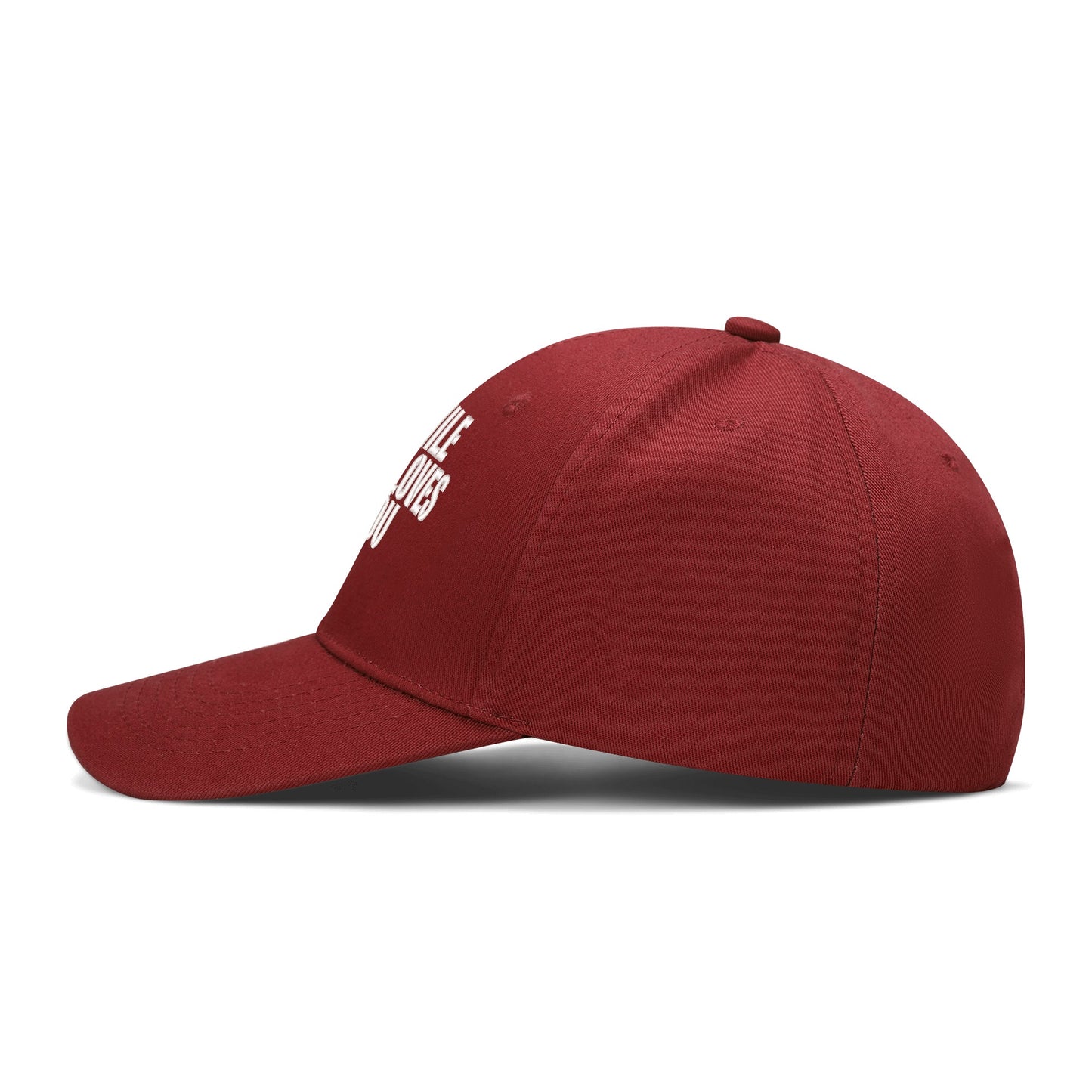 Smile God Loves You Embroidered Baseball Hat