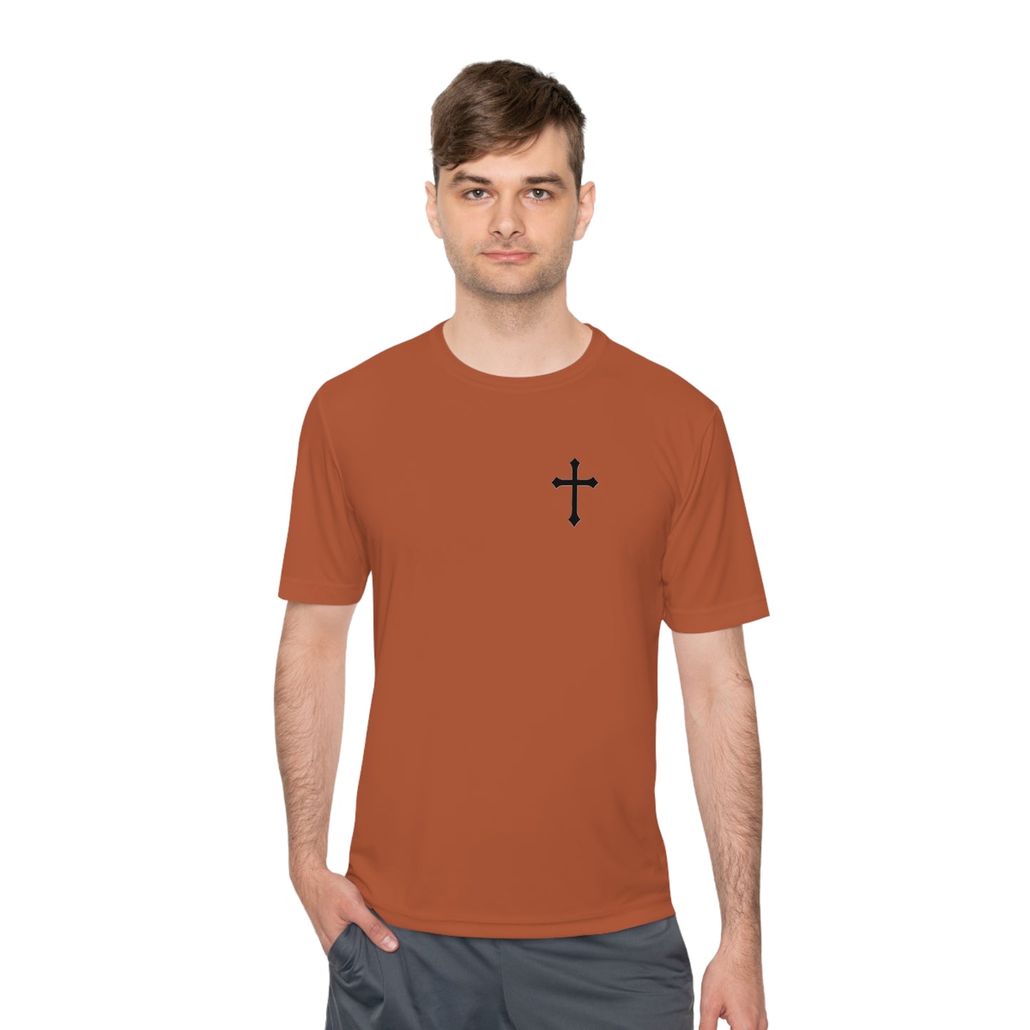 Smile God Loves You Moisture Wicking Tee