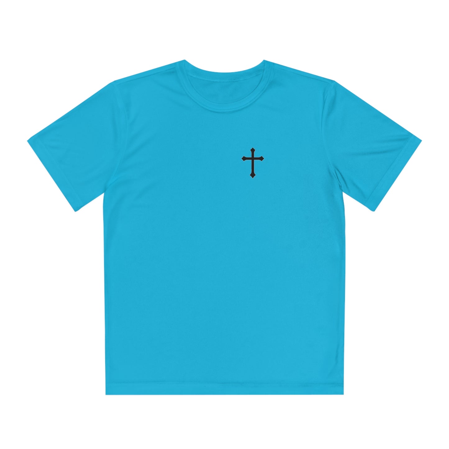 Kids Smile God Loves You Moisture Wicking Tee