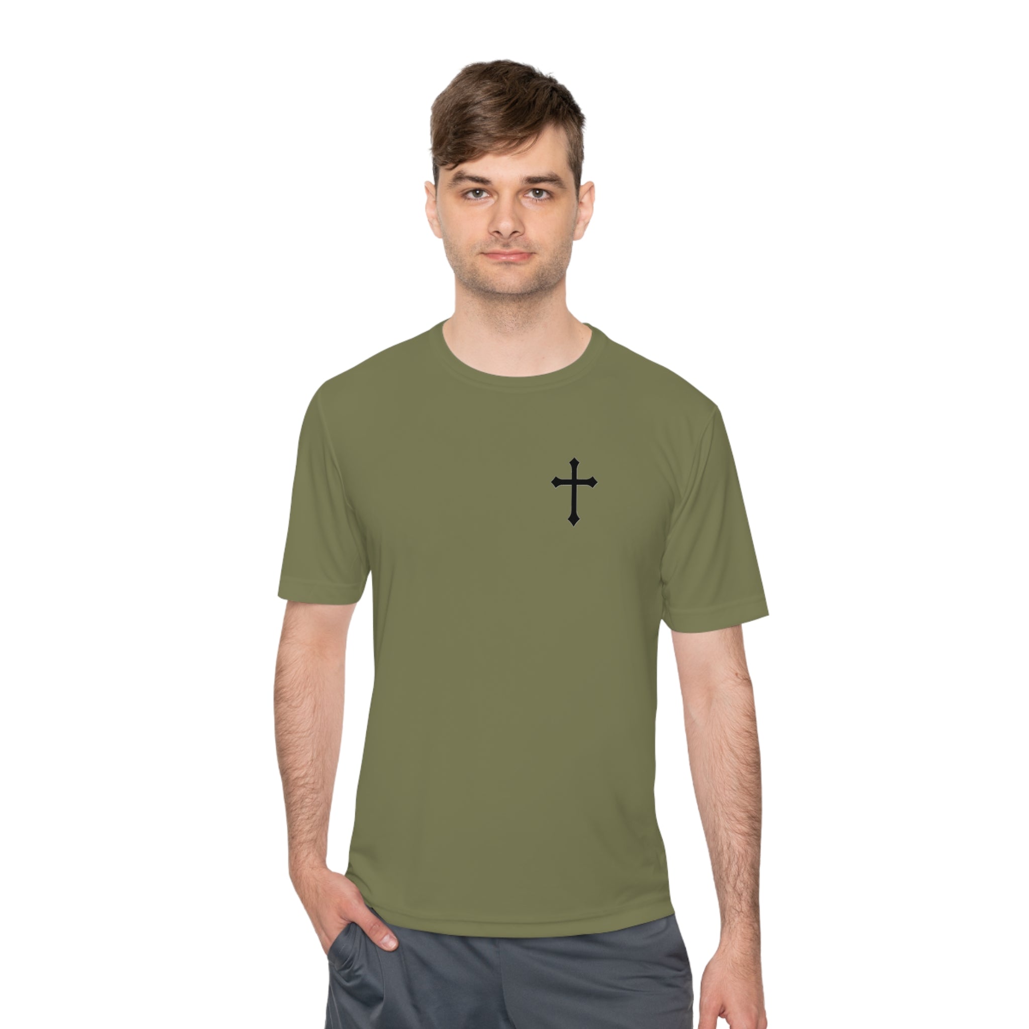 Smile God Loves You Moisture Wicking Tee