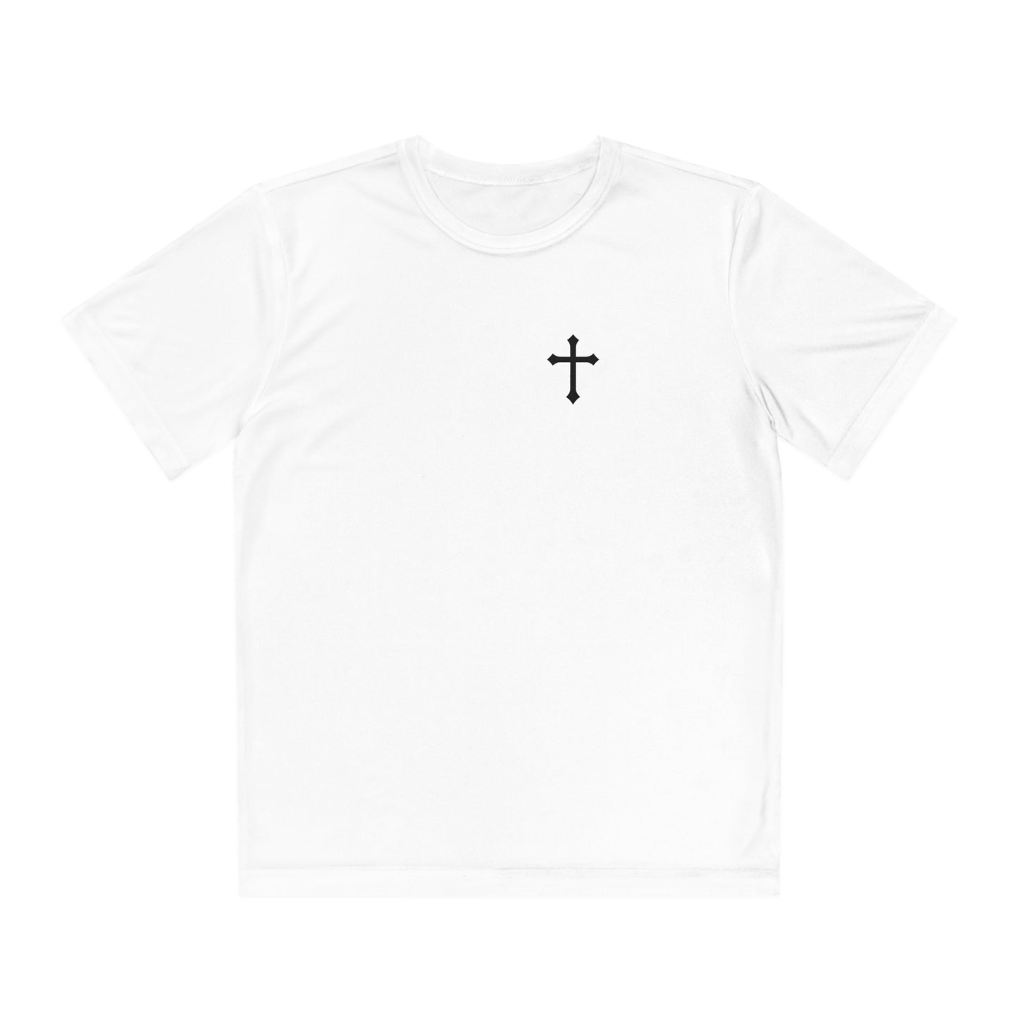 Kids Smile God Loves You Moisture Wicking Tee