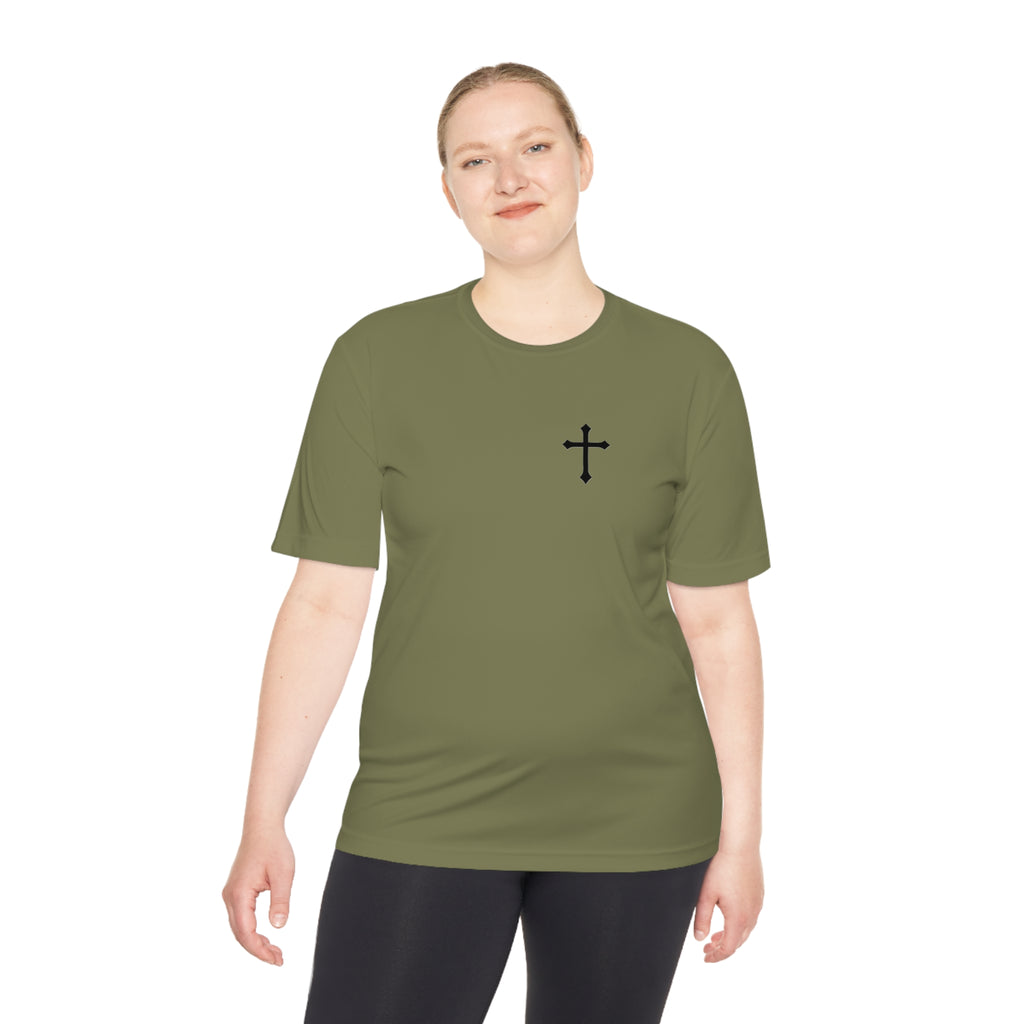 Smile God Loves You Moisture Wicking Tee