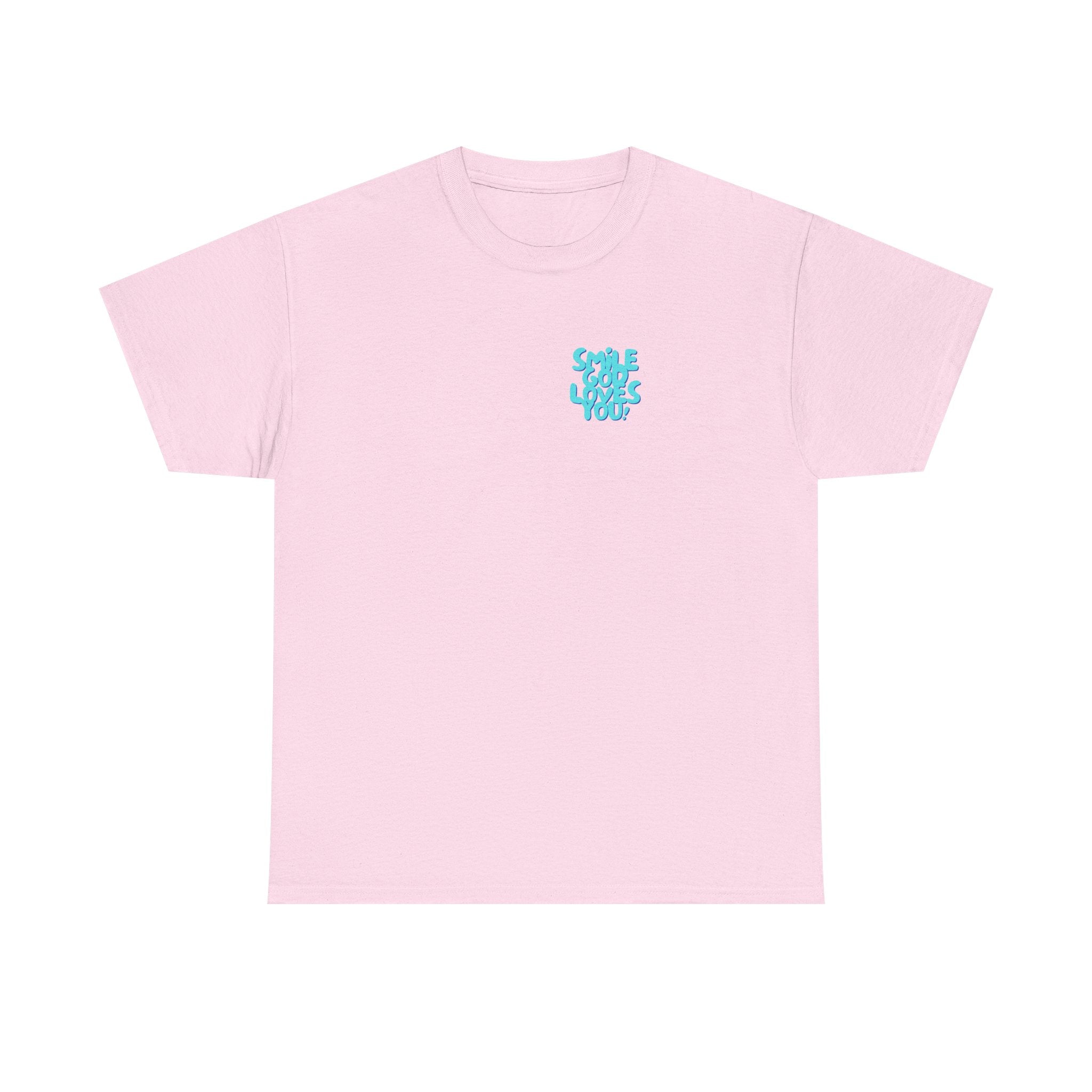 Smile God Loves You Bubble Letter Tee
