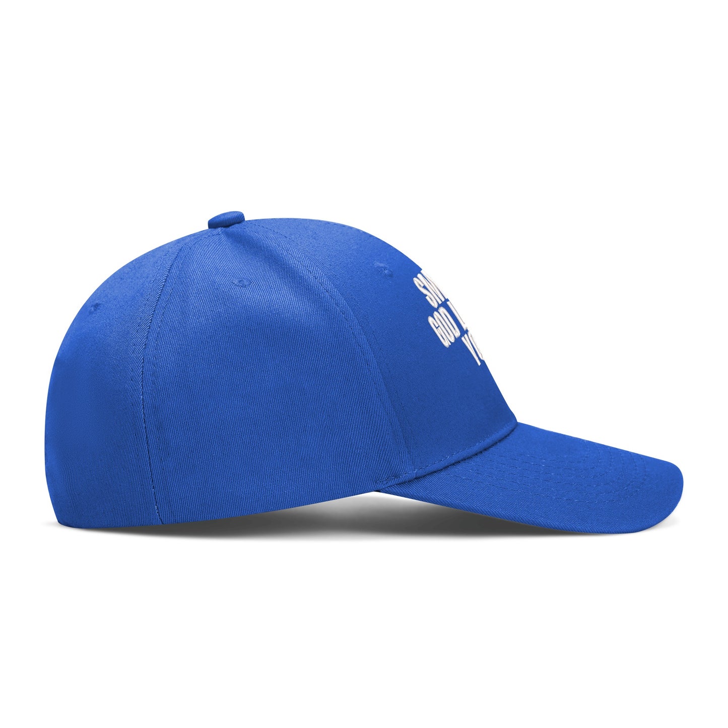 Smile God Loves You Embroidered Baseball Hat
