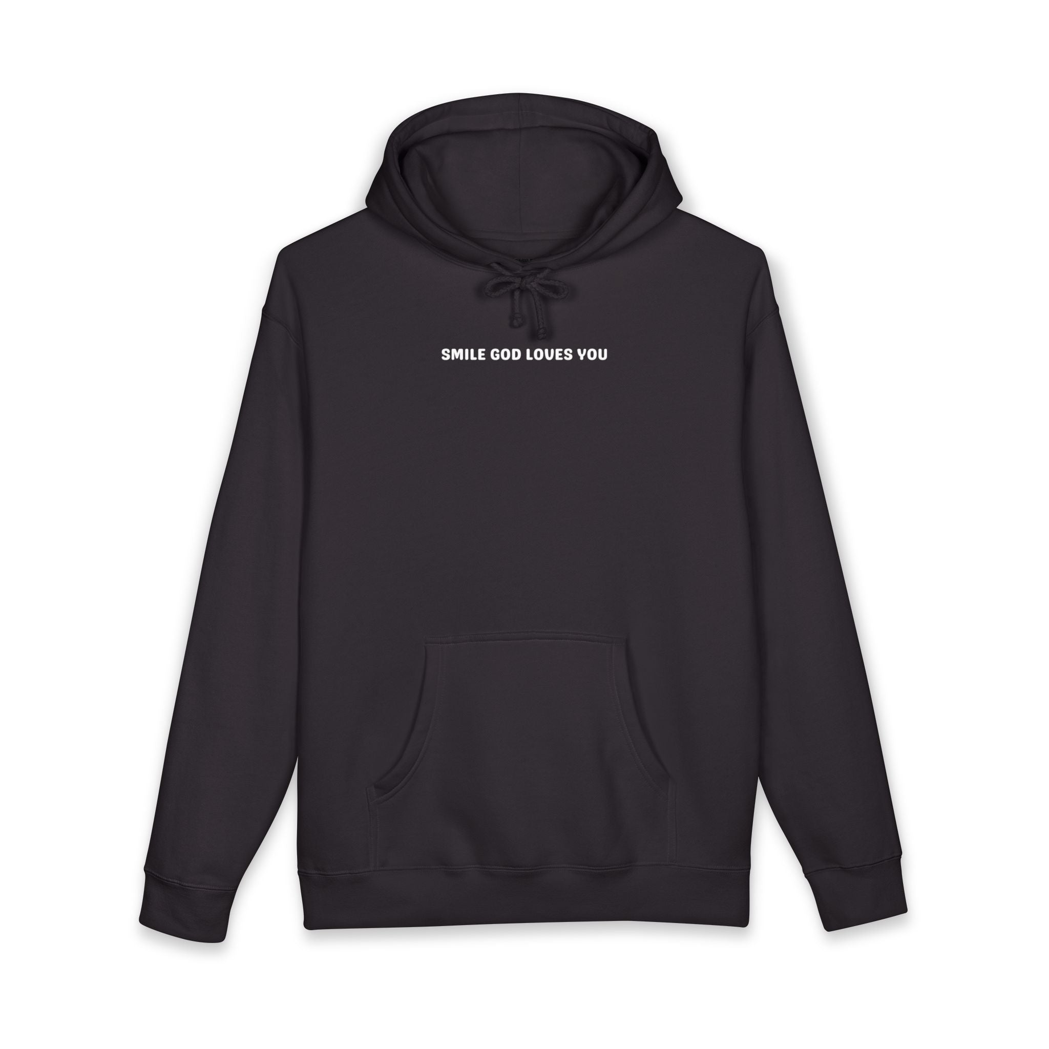 Smile God Loves You Front Hoodie