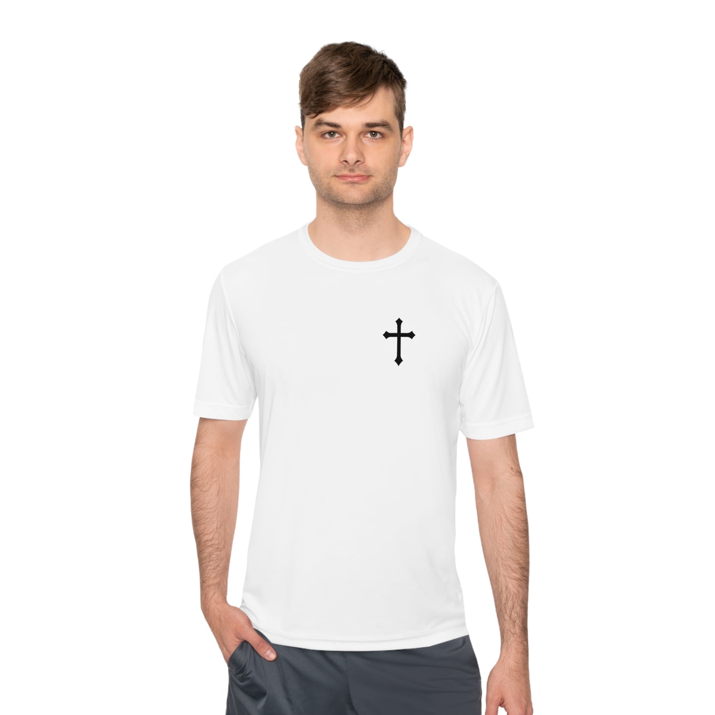 Smile God Loves You Moisture Wicking Tee