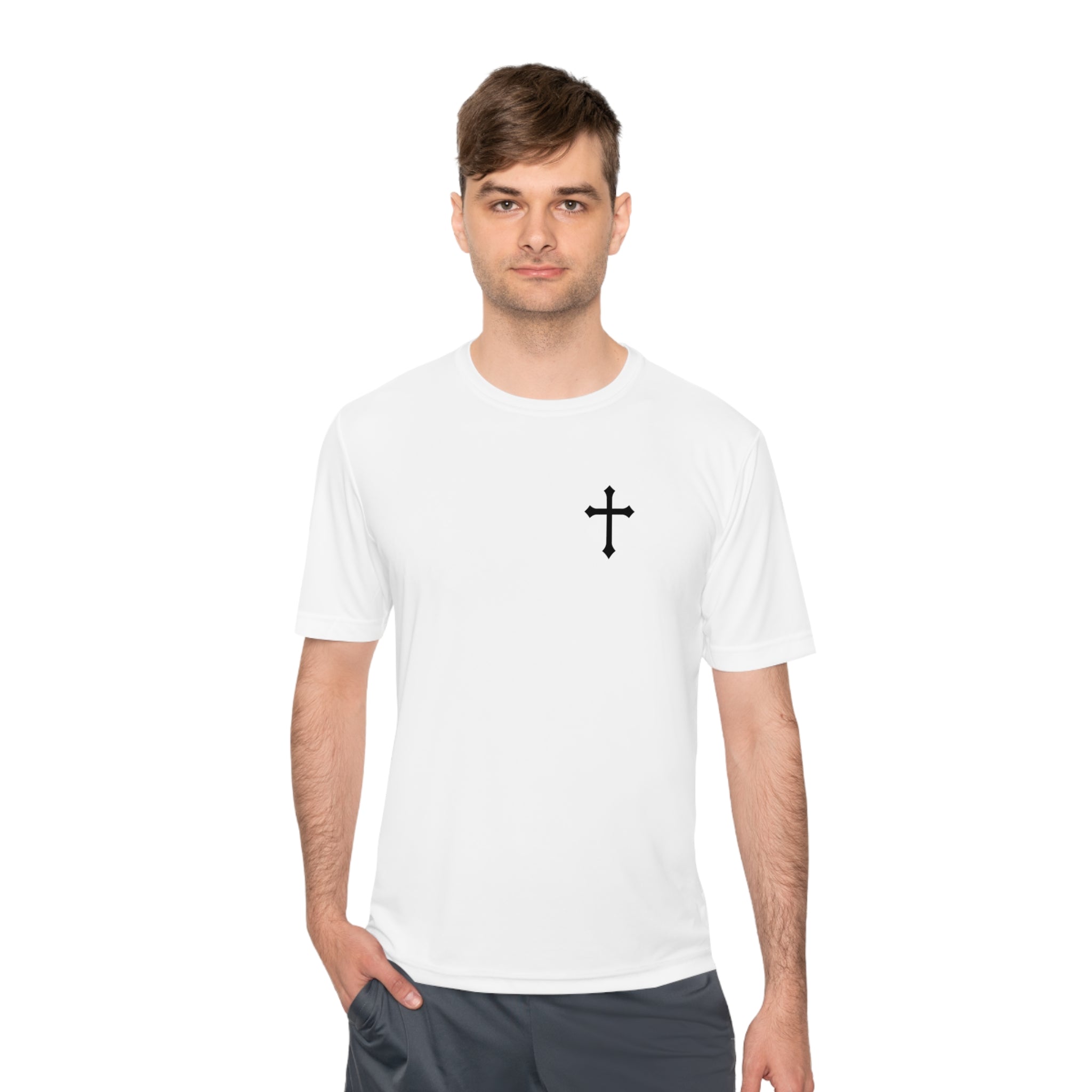 Smile God Loves You Moisture Wicking Tee