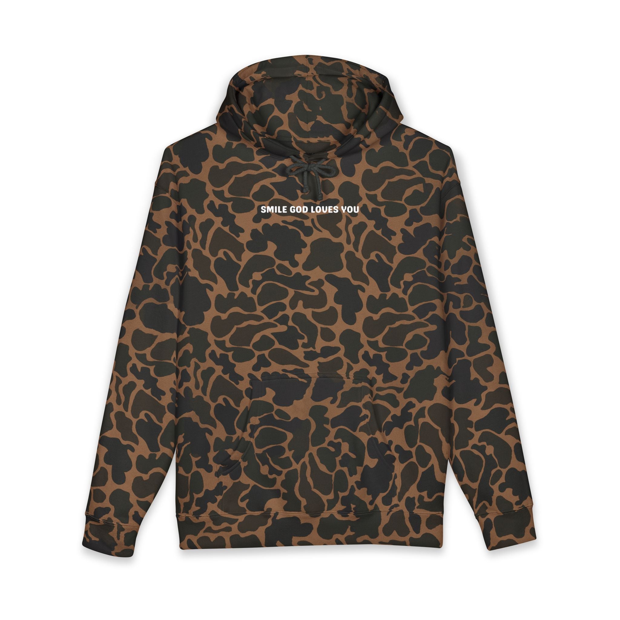 Smile God Loves You Front Hoodie
