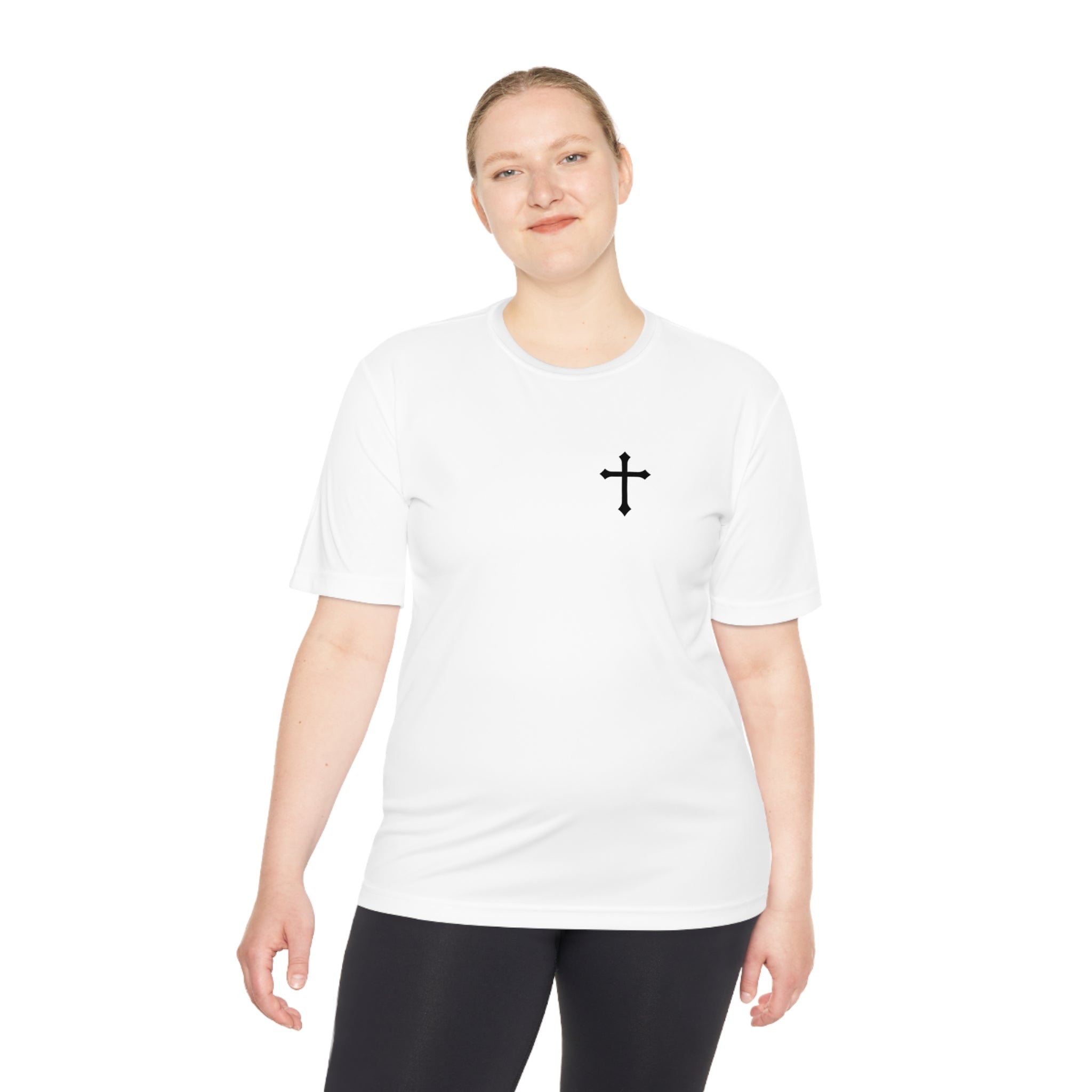 Smile God Loves You Moisture Wicking Tee