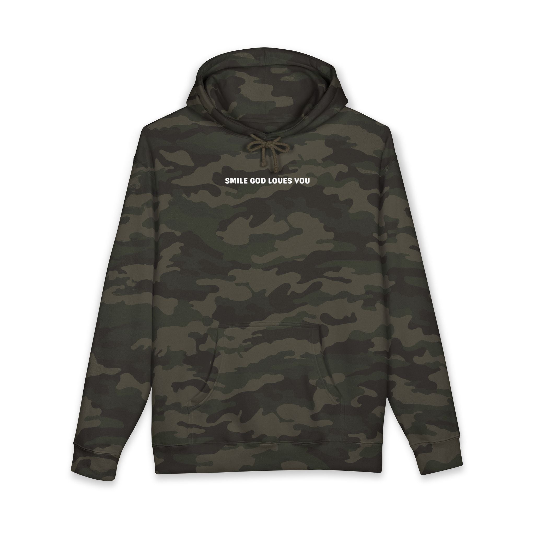 Smile God Loves You Front Hoodie