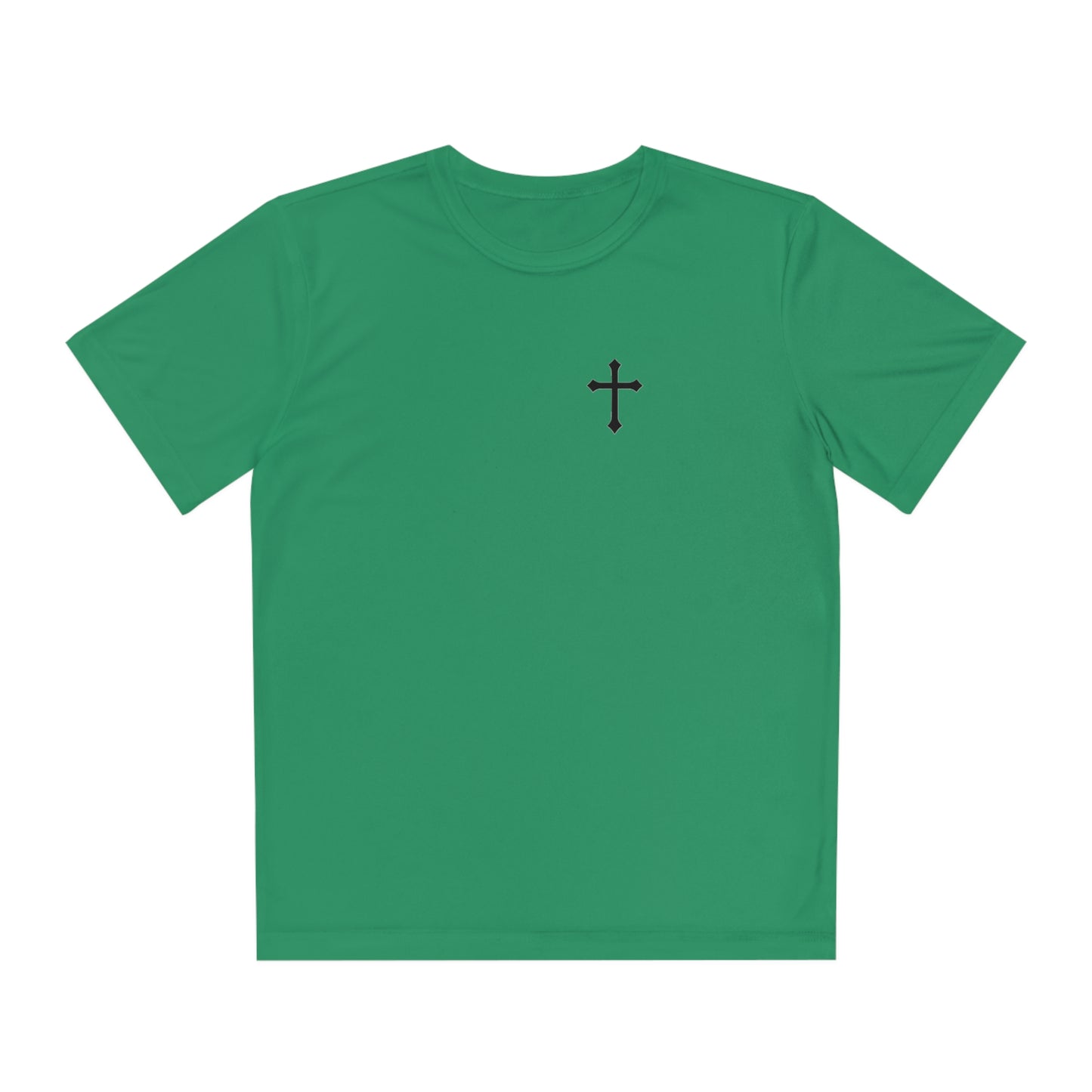 Kids Smile God Loves You Moisture Wicking Tee