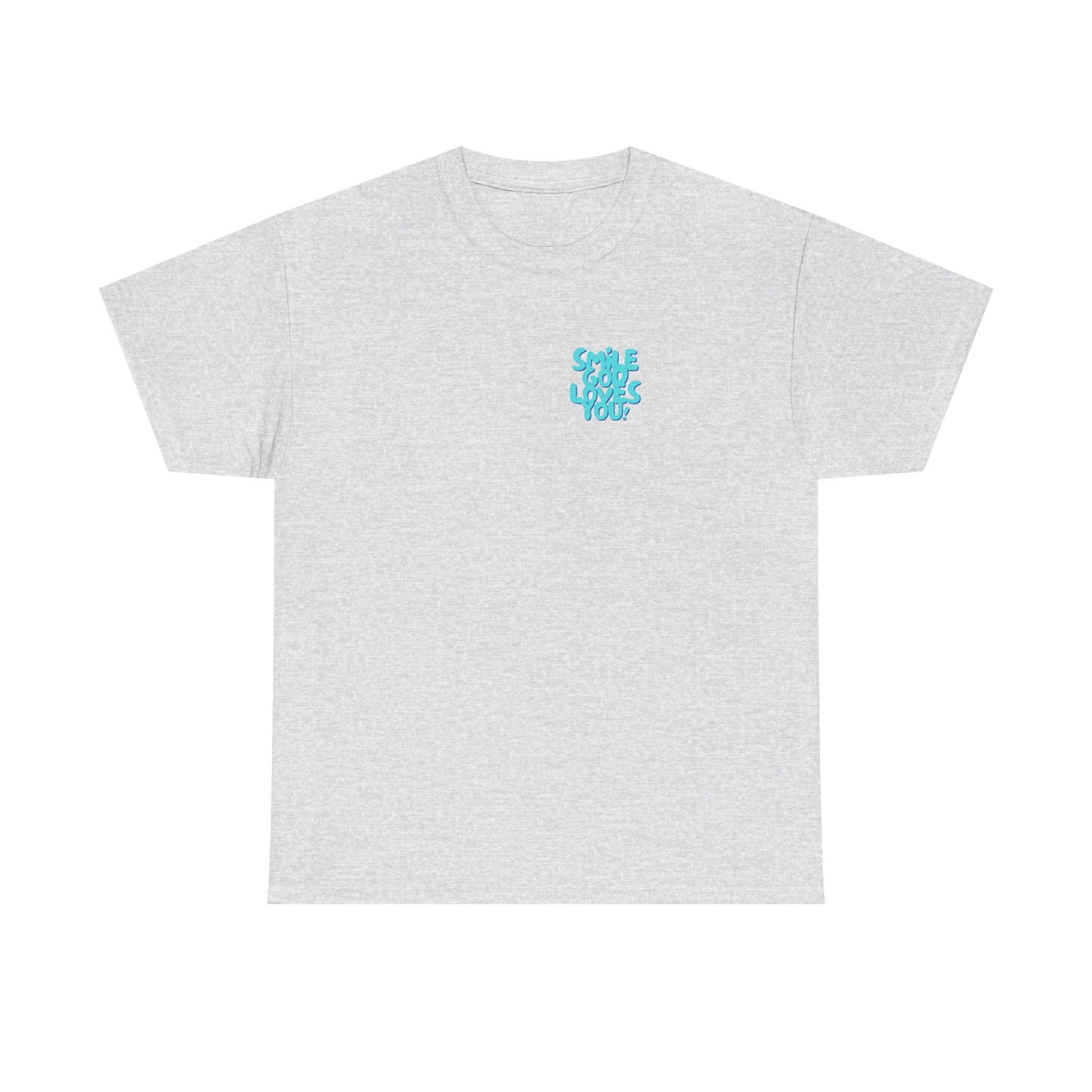 Smile God Loves You Bubble Letter Tee