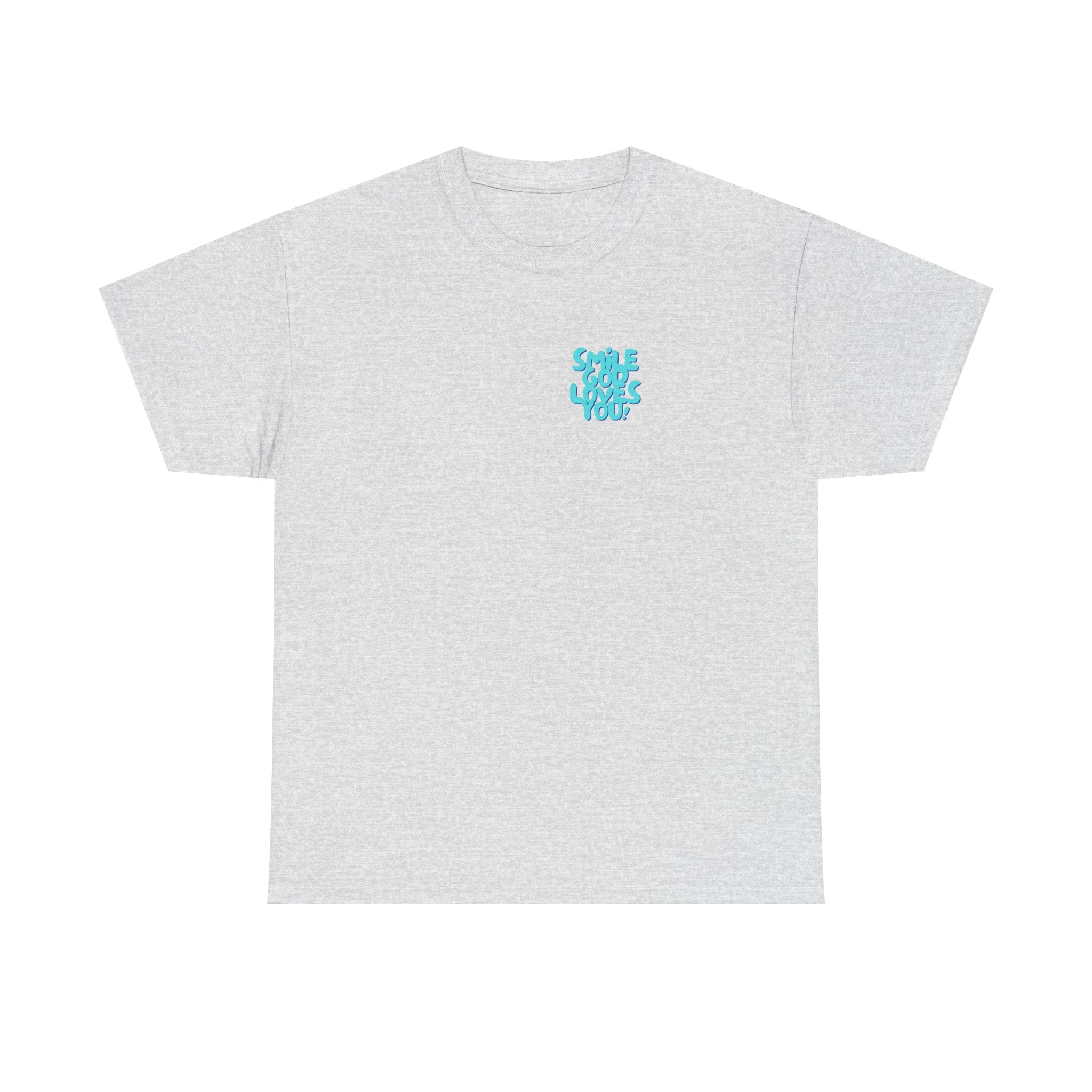 Smile God Loves You Bubble Letter Tee
