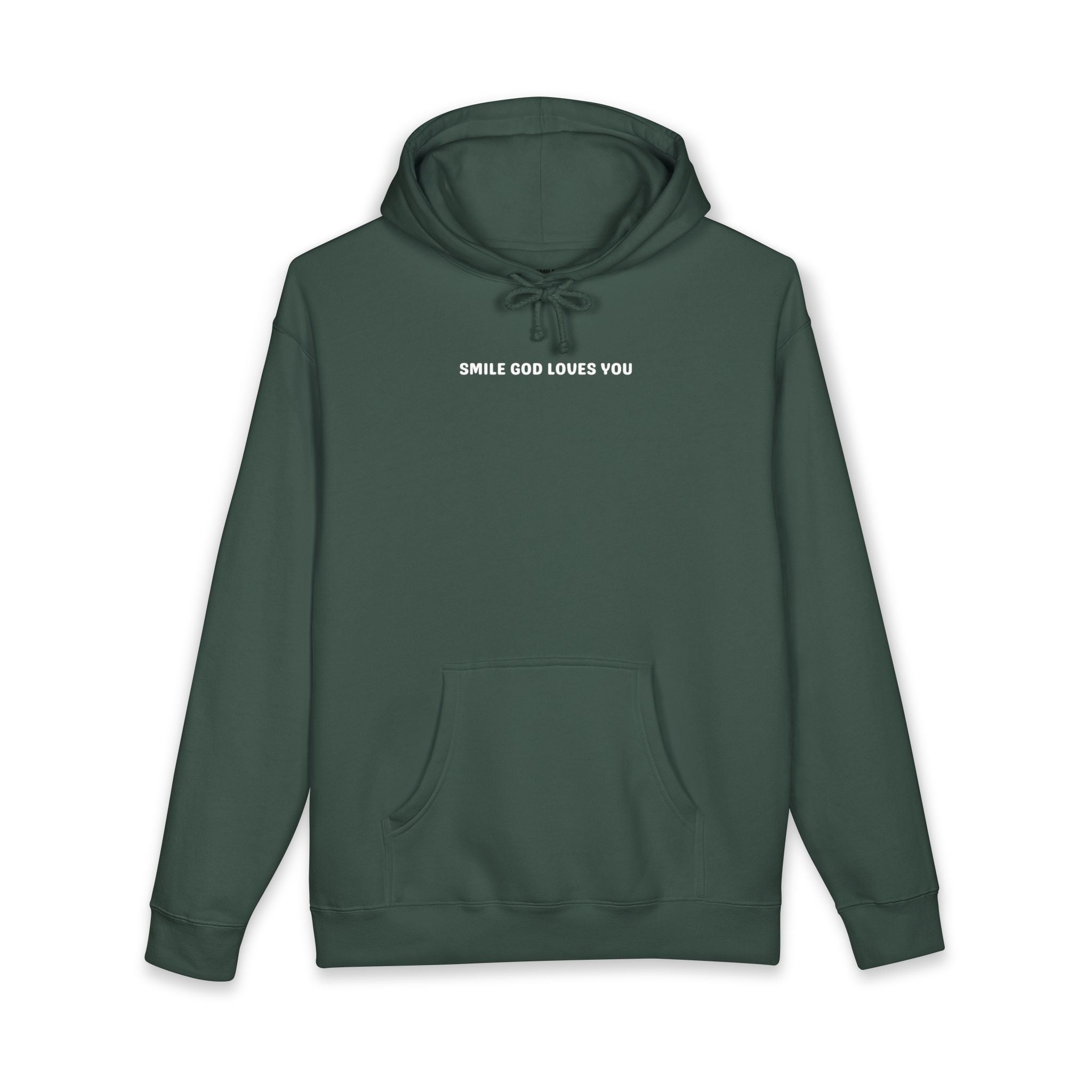 Smile God Loves You Front Hoodie